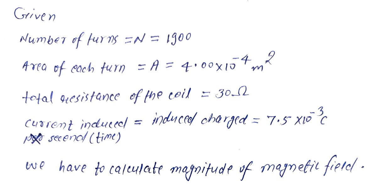 Physics homework question answer, step 1, image 1