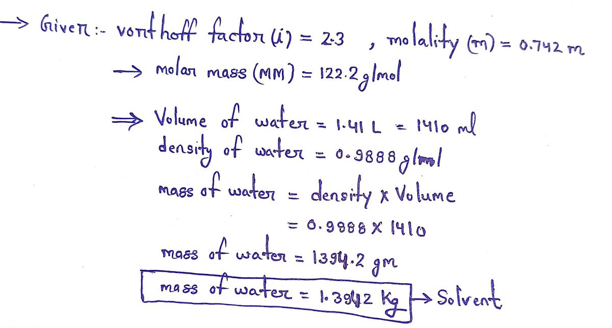 Chemistry homework question answer, step 1, image 1