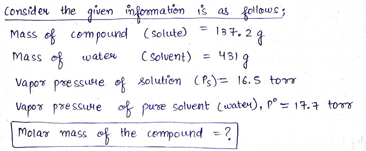 Chemistry homework question answer, step 1, image 1