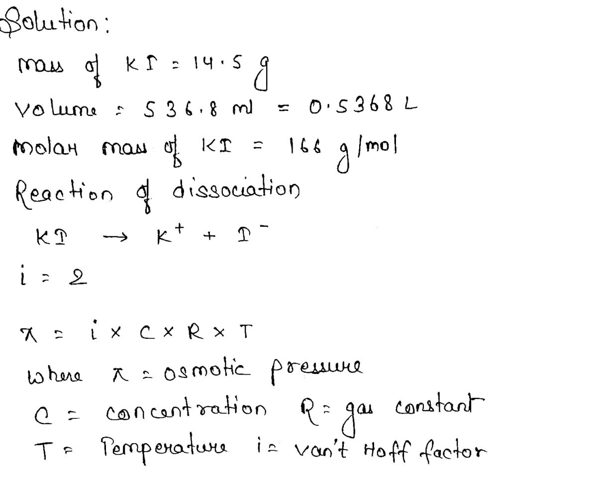 Chemistry homework question answer, step 1, image 1