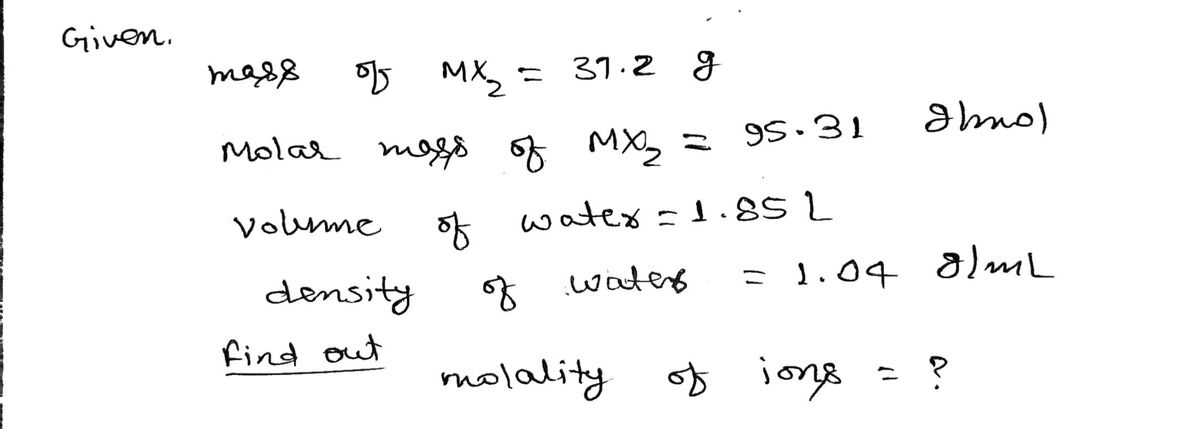 Chemistry homework question answer, step 1, image 1