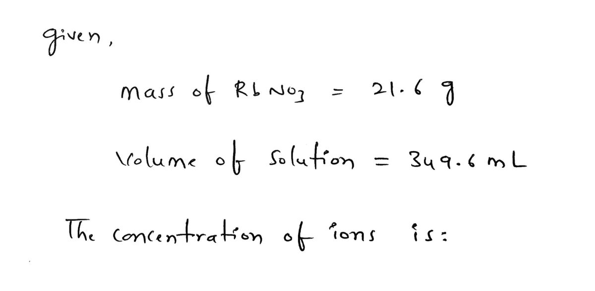 Chemistry homework question answer, step 1, image 1