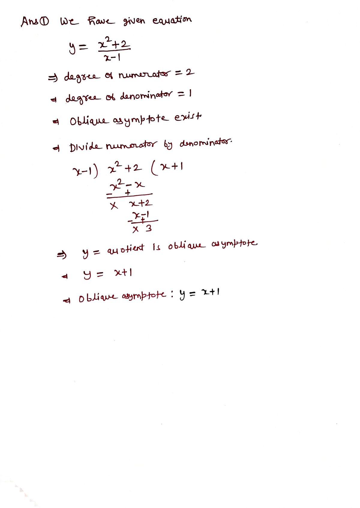 Calculus homework question answer, step 1, image 1