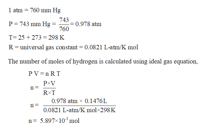 Answered: A common way to make hydrogen gas in… | bartleby