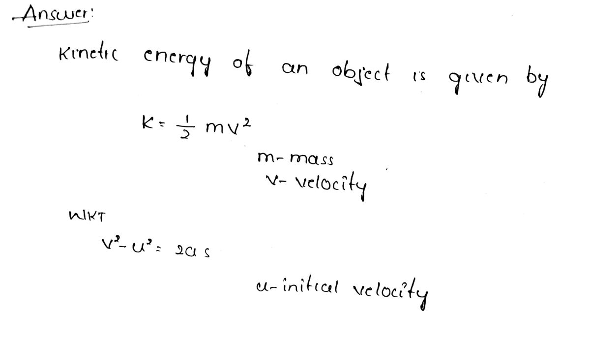 Physics homework question answer, step 1, image 1