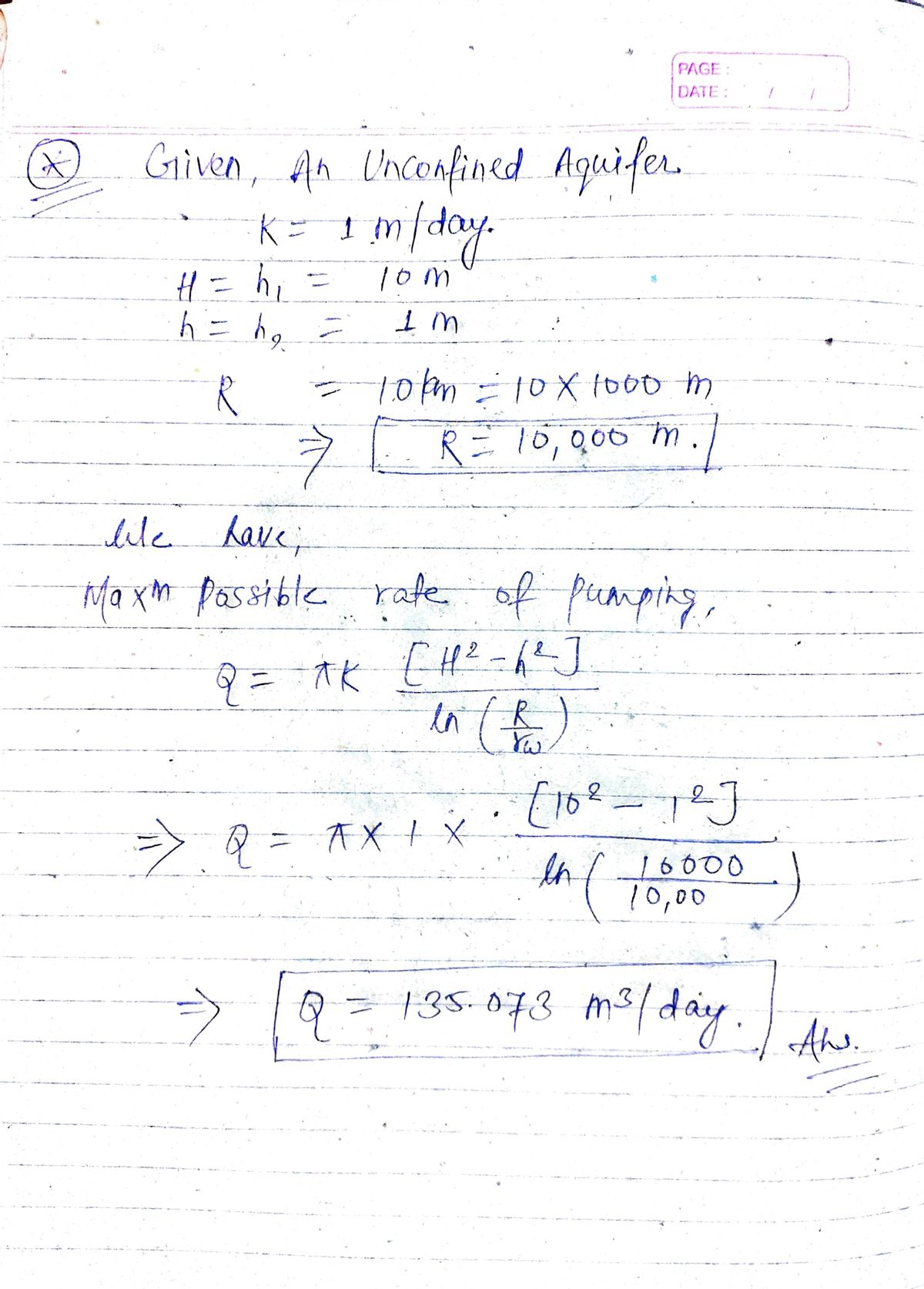 Civil Engineering homework question answer, step 1, image 1