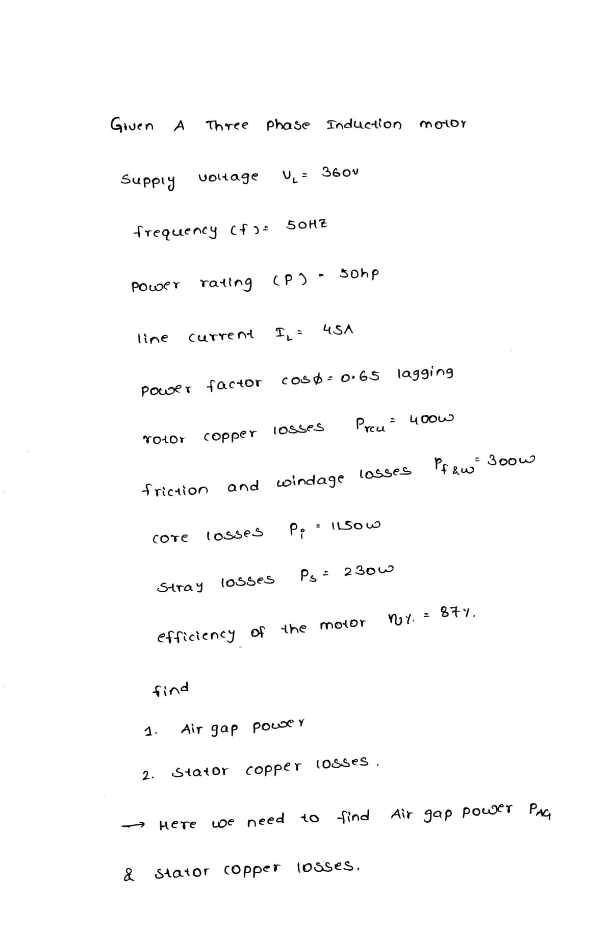 Electrical Engineering homework question answer, step 1, image 1