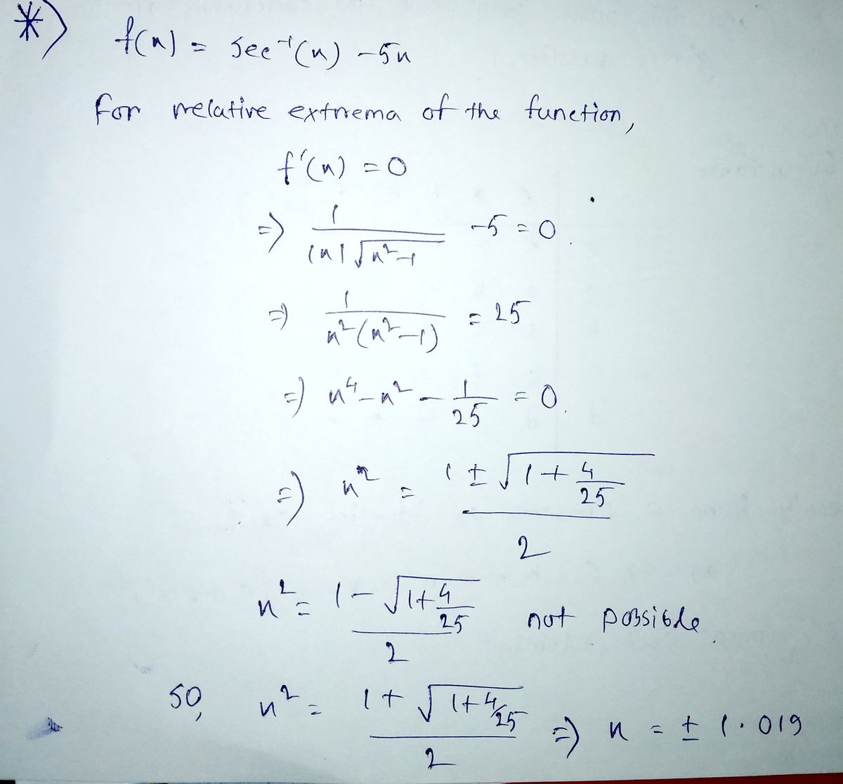 Advanced Math homework question answer, step 1, image 1