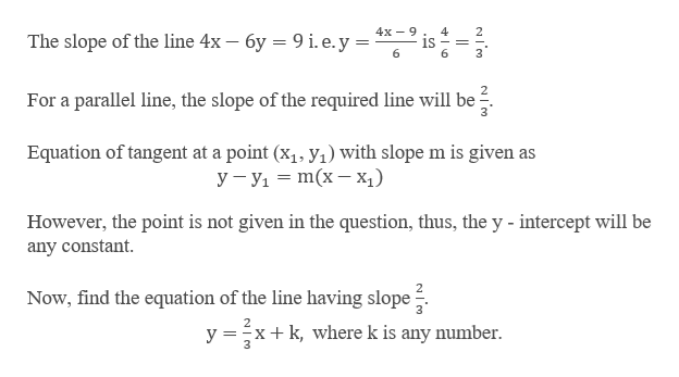 Answered: Find The Equation Of A) Parallel And B)… | Bartleby