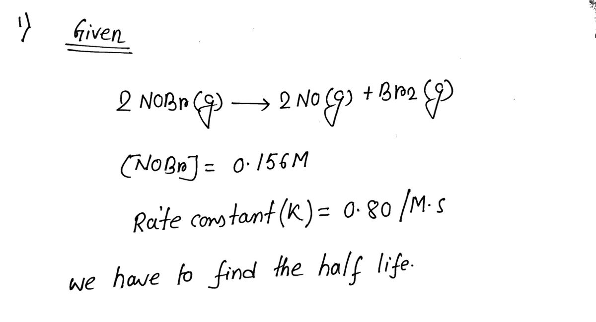 Chemistry homework question answer, step 1, image 1