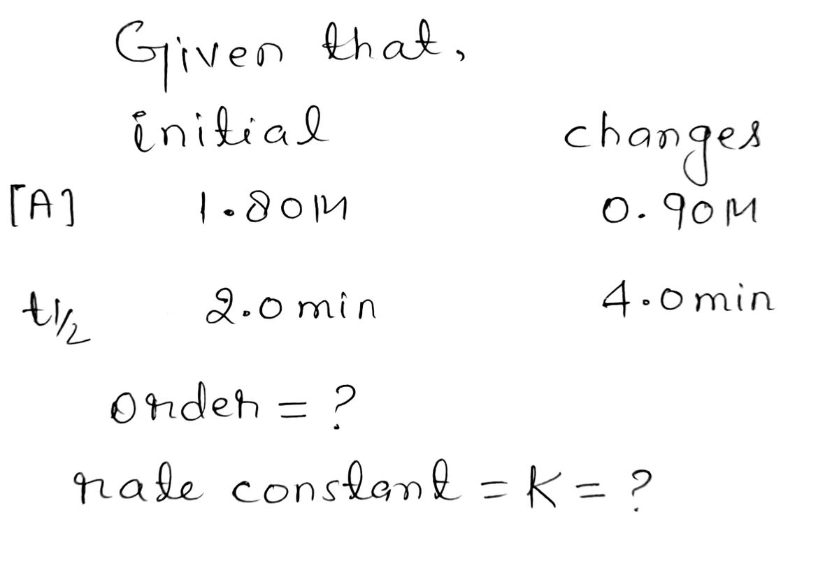 Chemistry homework question answer, step 1, image 1