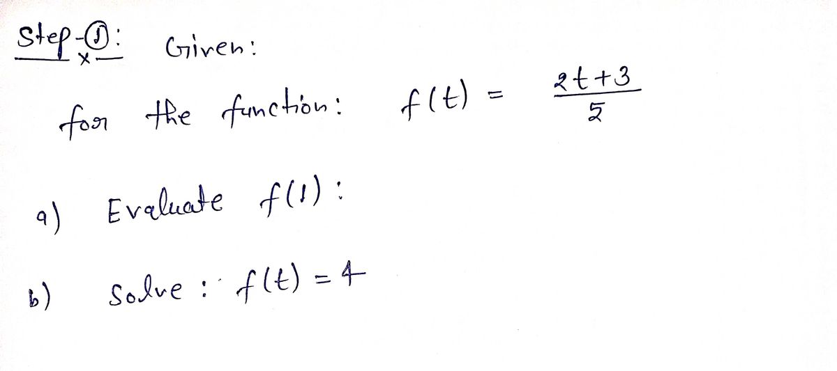 Algebra homework question answer, step 1, image 1