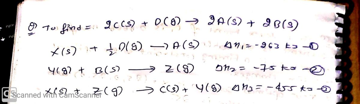 Chemical Engineering homework question answer, step 1, image 1