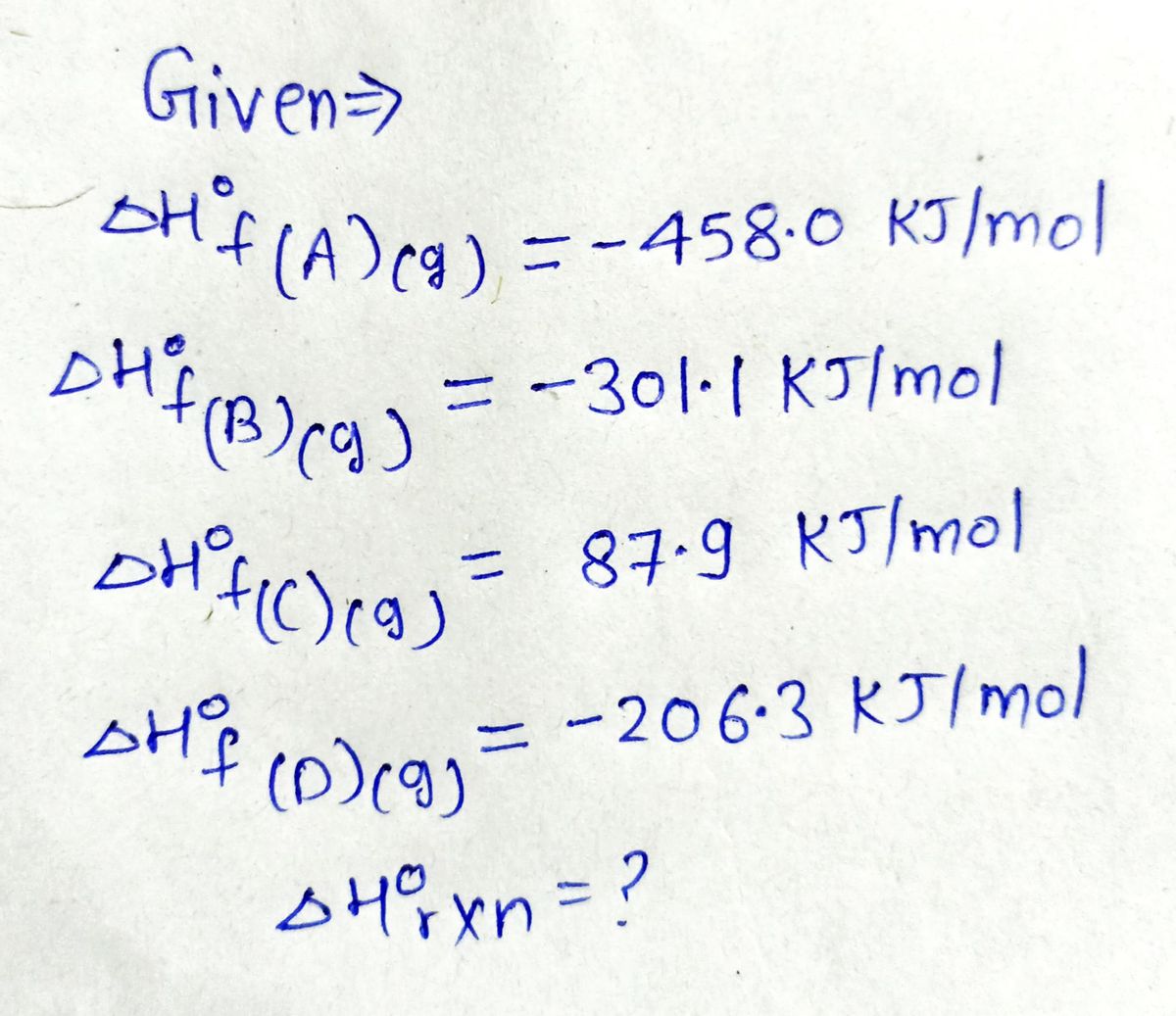 Chemistry homework question answer, step 1, image 1