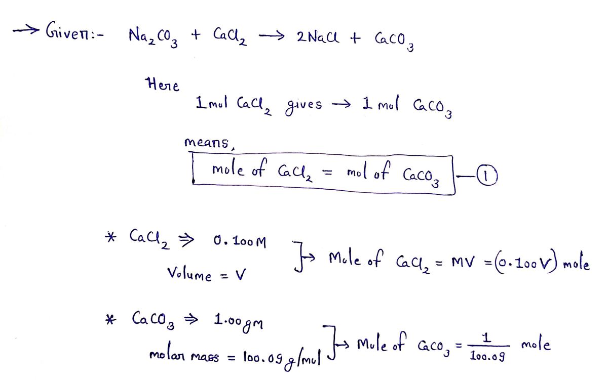 Chemistry homework question answer, step 1, image 1