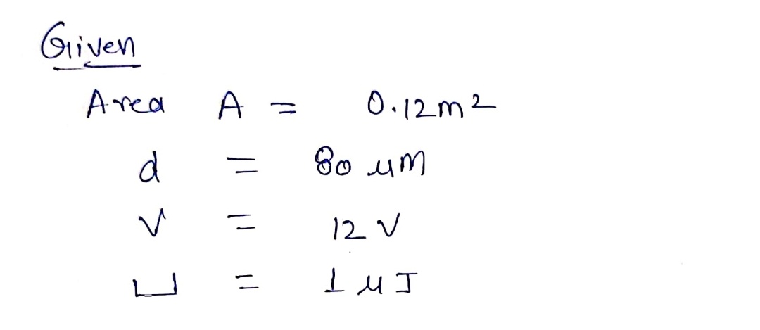 Answered Find The Relative Permittivity E Of Bartleby