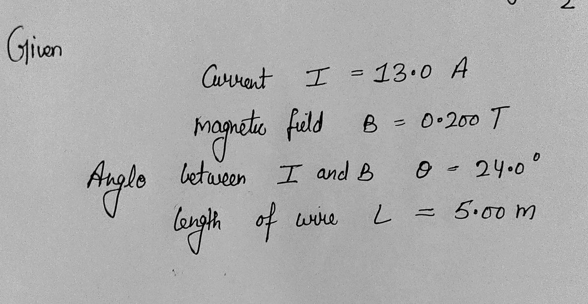 Physics homework question answer, step 1, image 1