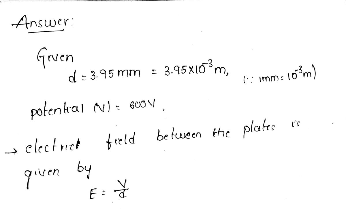 Physics homework question answer, step 1, image 1