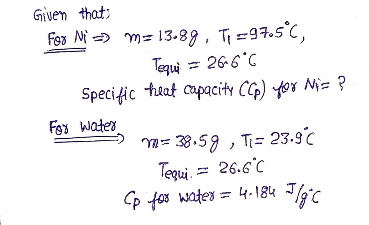 Chemistry homework question answer, step 1, image 1