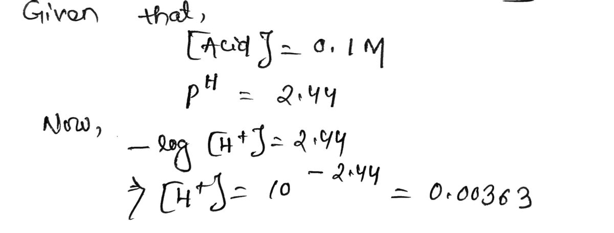 Chemistry homework question answer, step 1, image 1