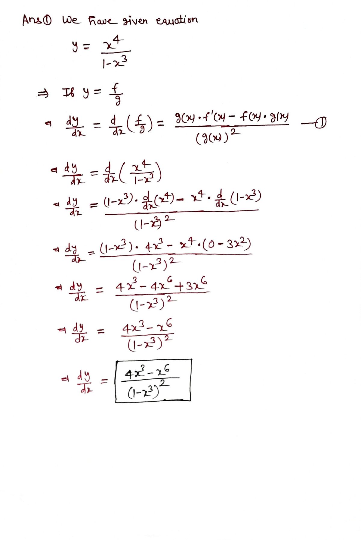 Calculus homework question answer, step 1, image 1