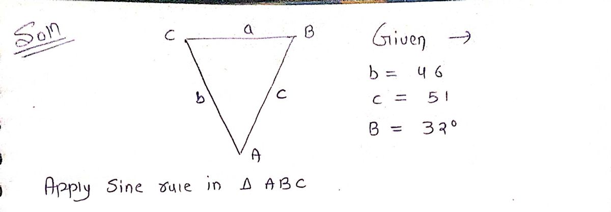 Trigonometry homework question answer, step 1, image 1