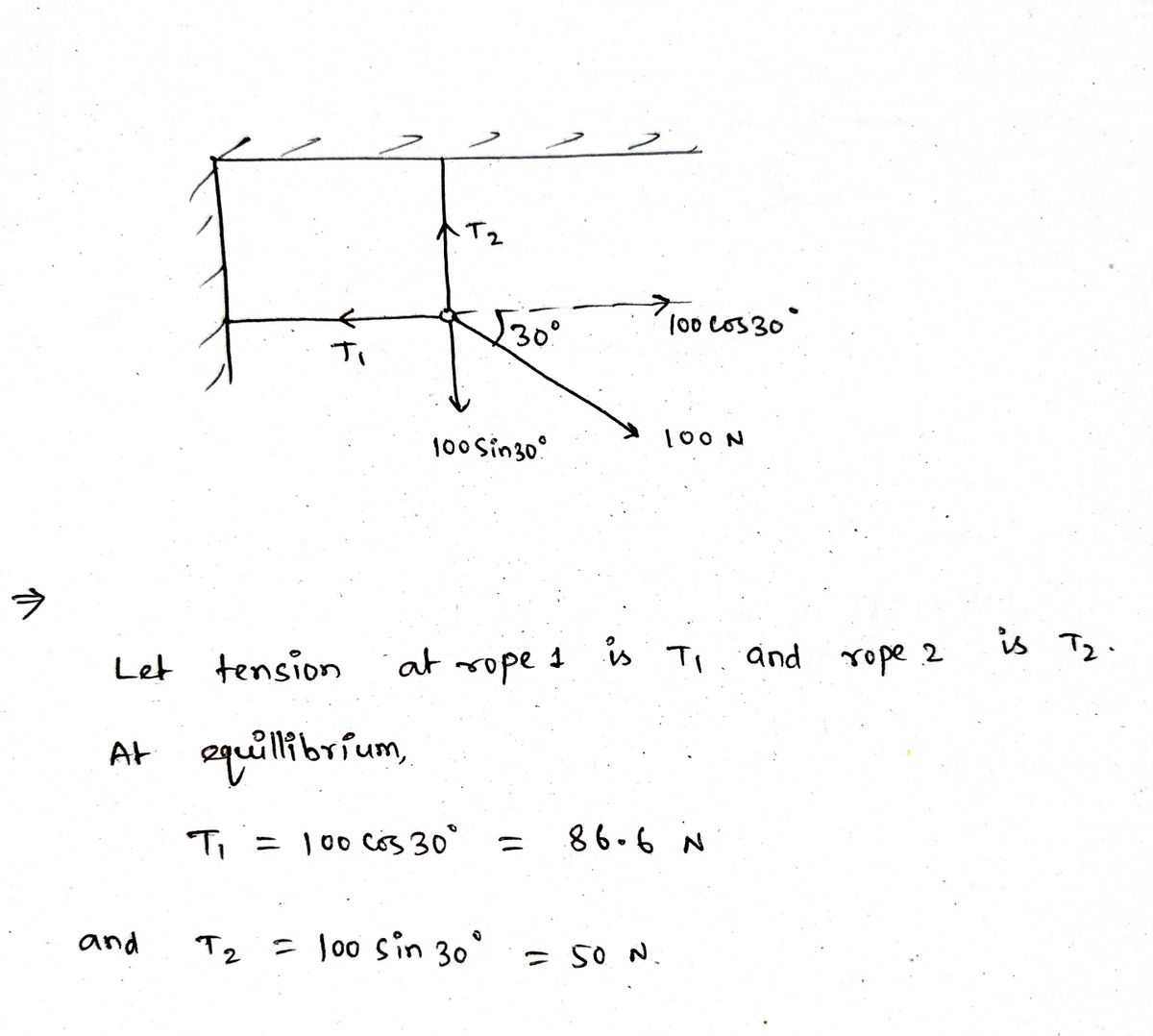 Physics homework question answer, step 1, image 1