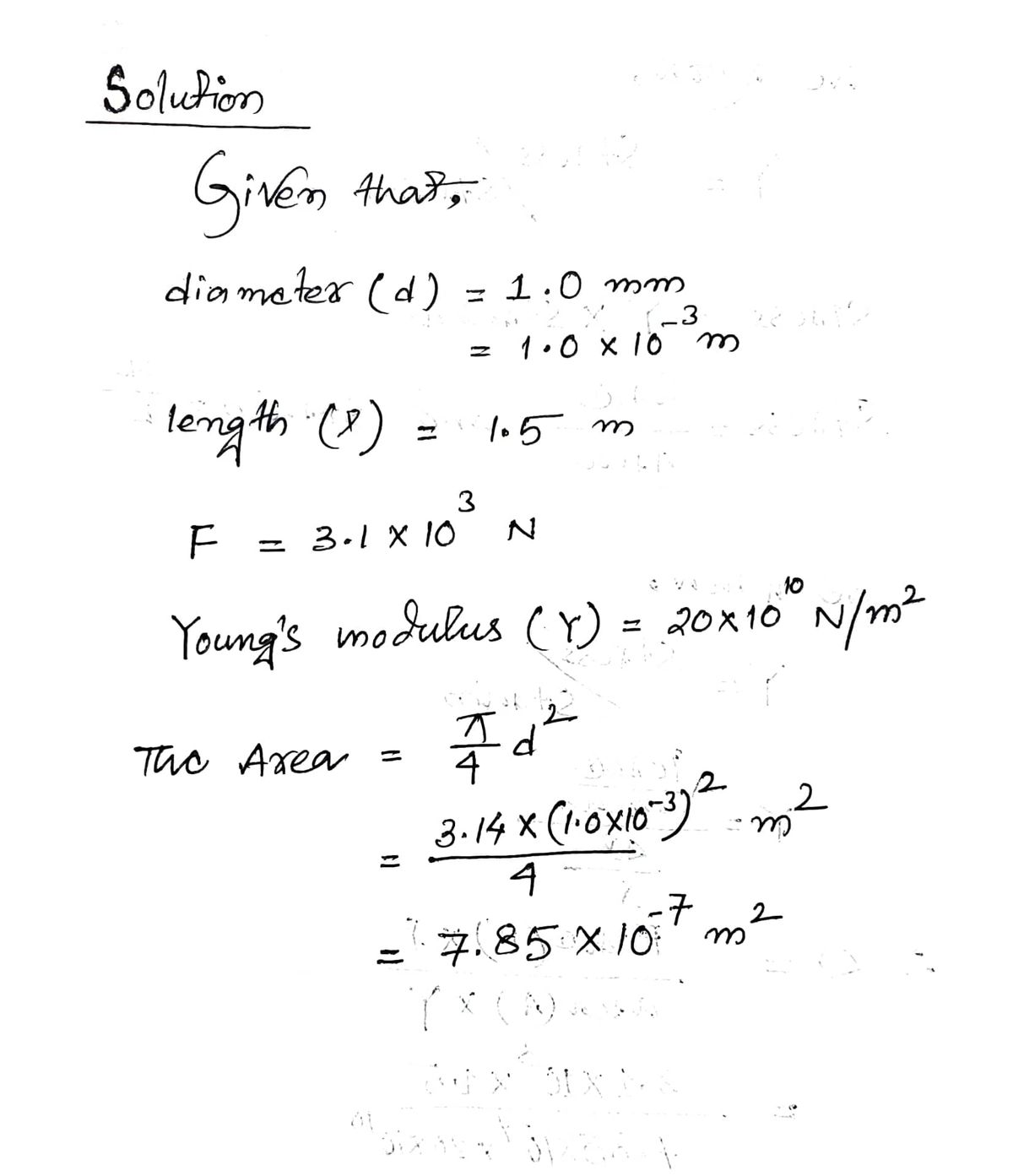 Physics homework question answer, step 1, image 1