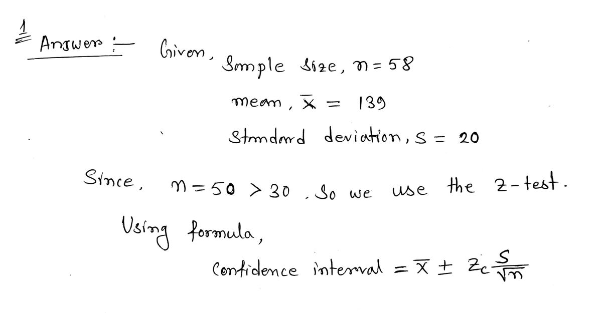 Statistics homework question answer, step 1, image 1