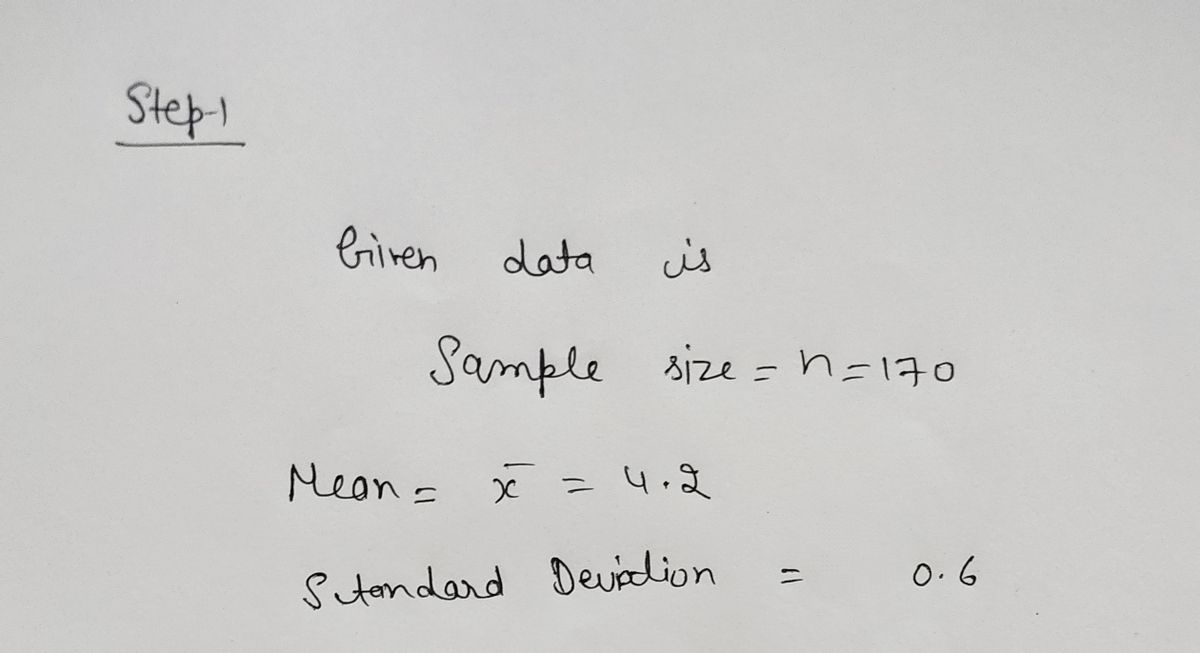 Statistics homework question answer, step 1, image 1