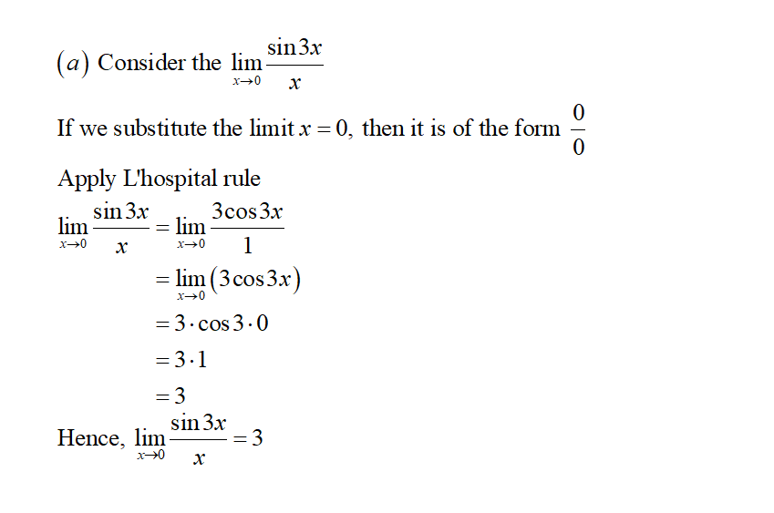 Answered A Lim Sin 3x X 0 Sin 5x B Lim X 0 Bartleby