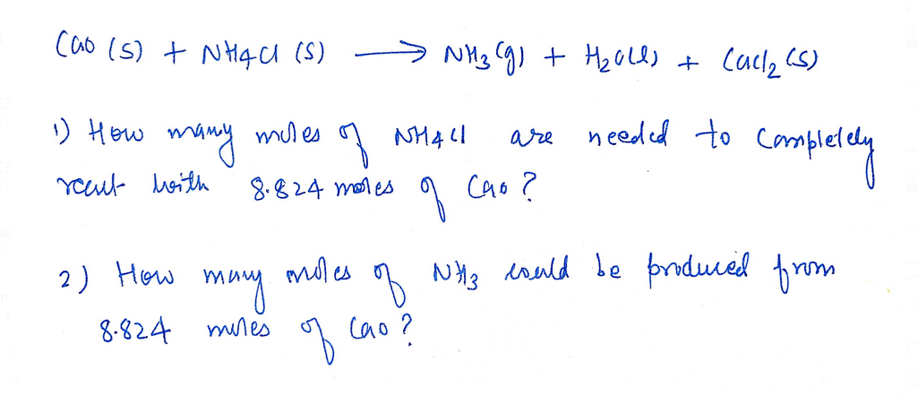 Chemistry homework question answer, step 1, image 1