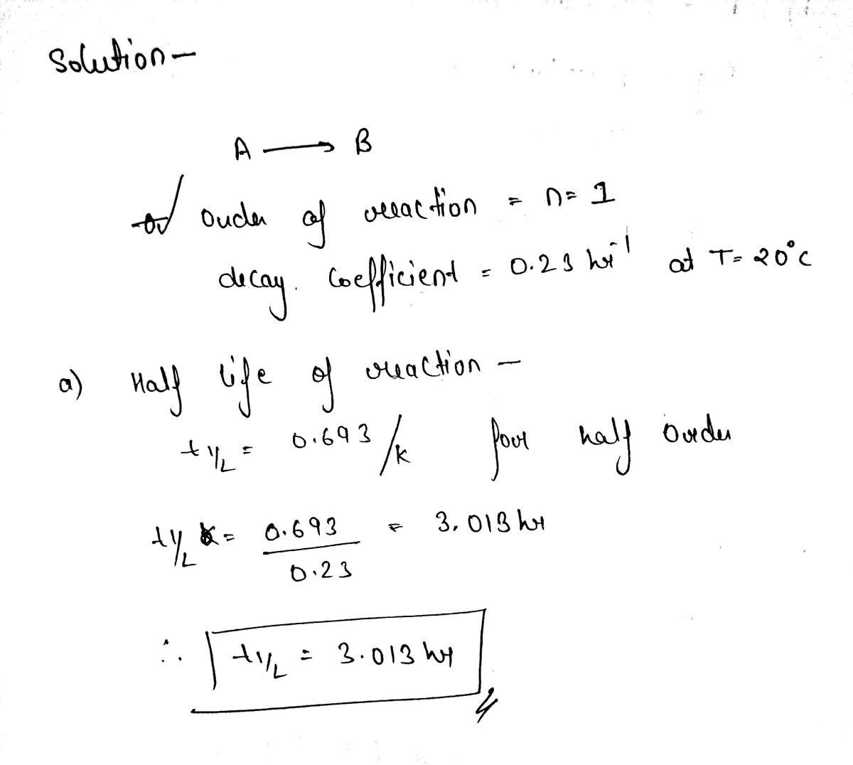 Chemical Engineering homework question answer, step 1, image 1