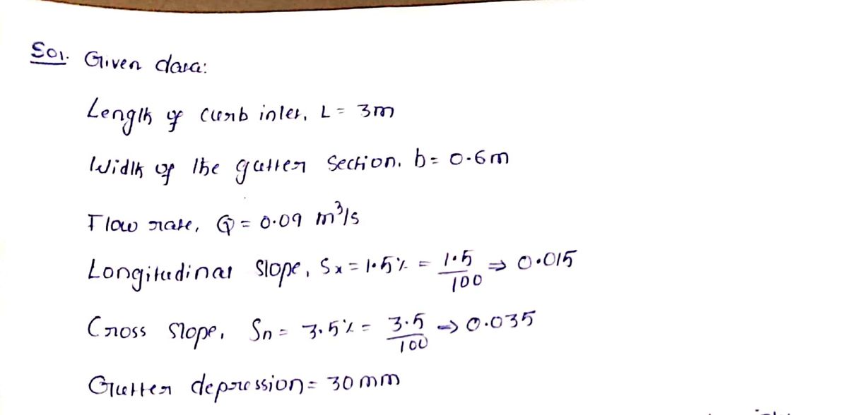 Civil Engineering homework question answer, step 1, image 1