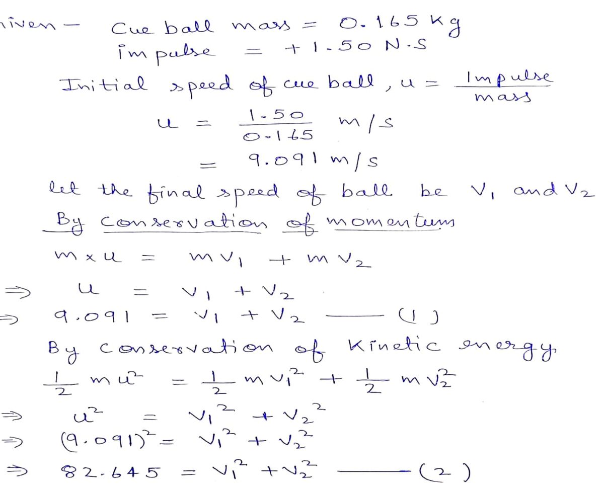 Physics homework question answer, step 1, image 1