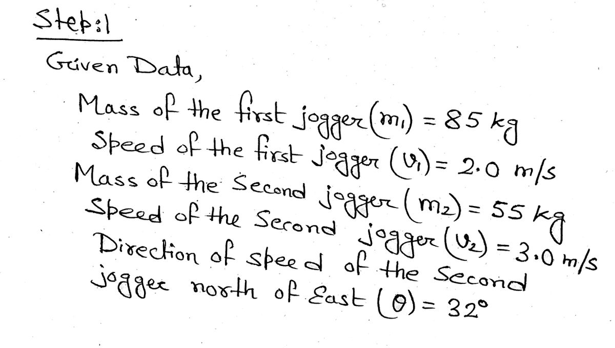 Physics homework question answer, step 1, image 1