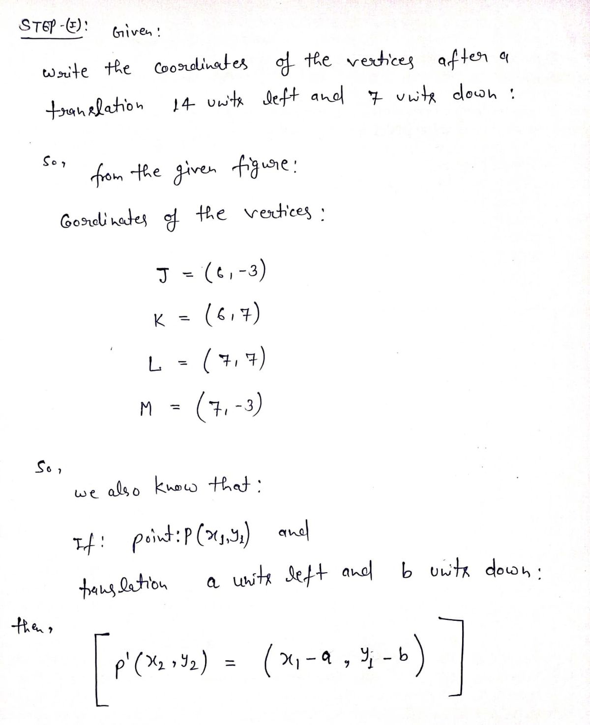 Geometry homework question answer, step 1, image 1