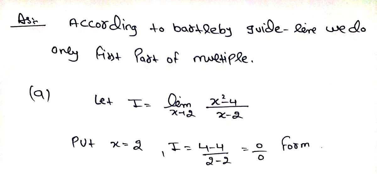 Calculus homework question answer, step 1, image 1