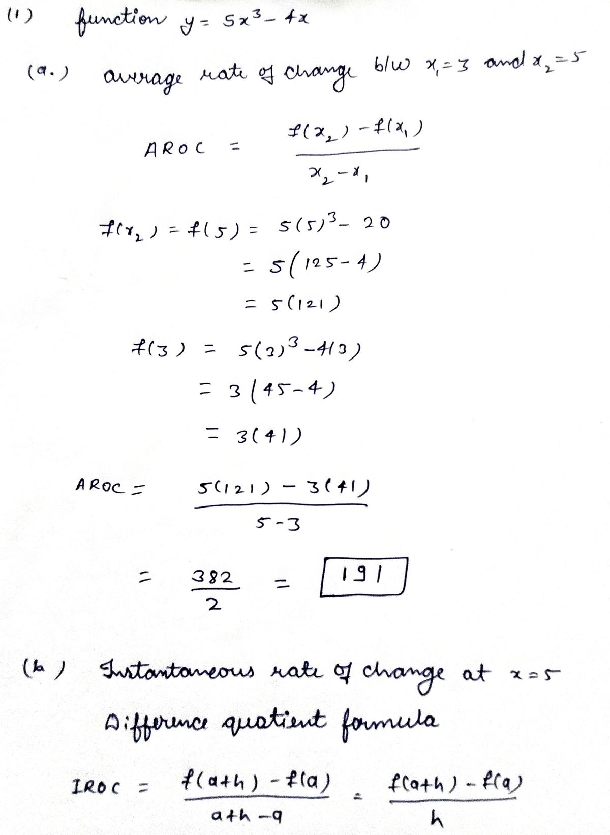 Advanced Math homework question answer, step 1, image 1