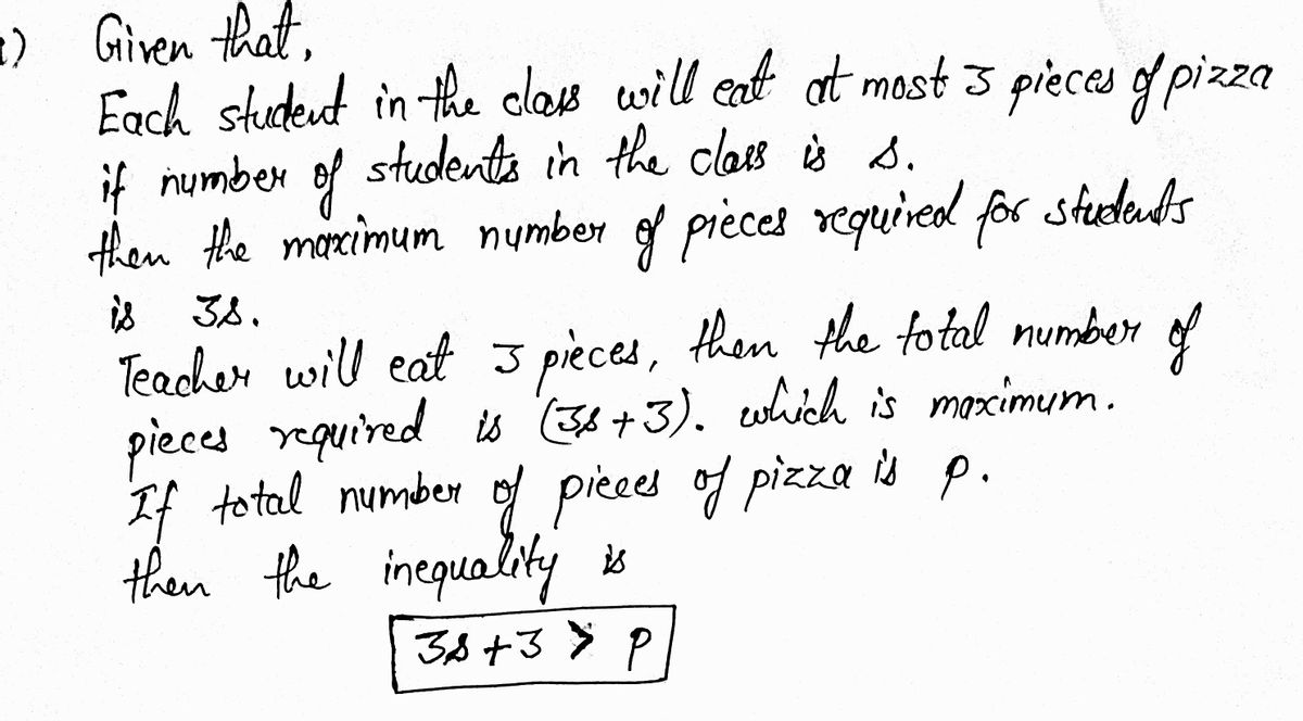 Algebra homework question answer, step 1, image 1