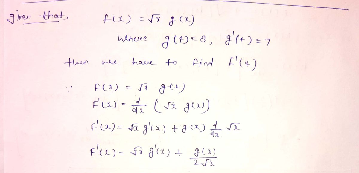 Calculus homework question answer, step 1, image 1