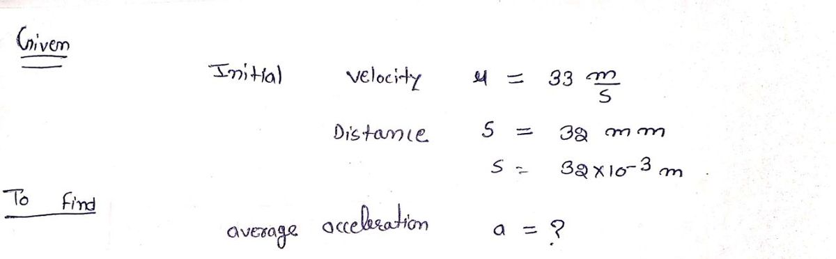 Physics homework question answer, step 1, image 1