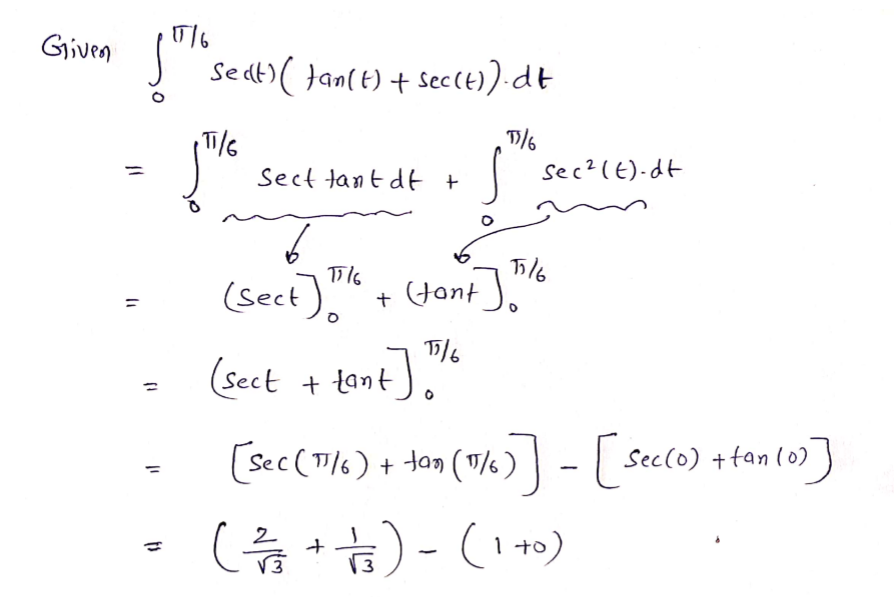 Answered Evaluate The Definite Integral L 6 Bartleby