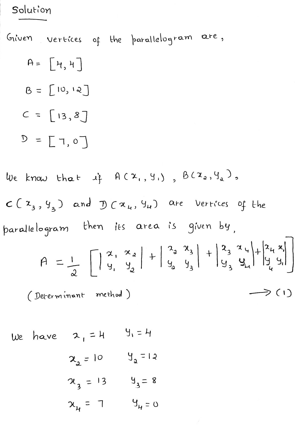 Advanced Math homework question answer, step 1, image 1