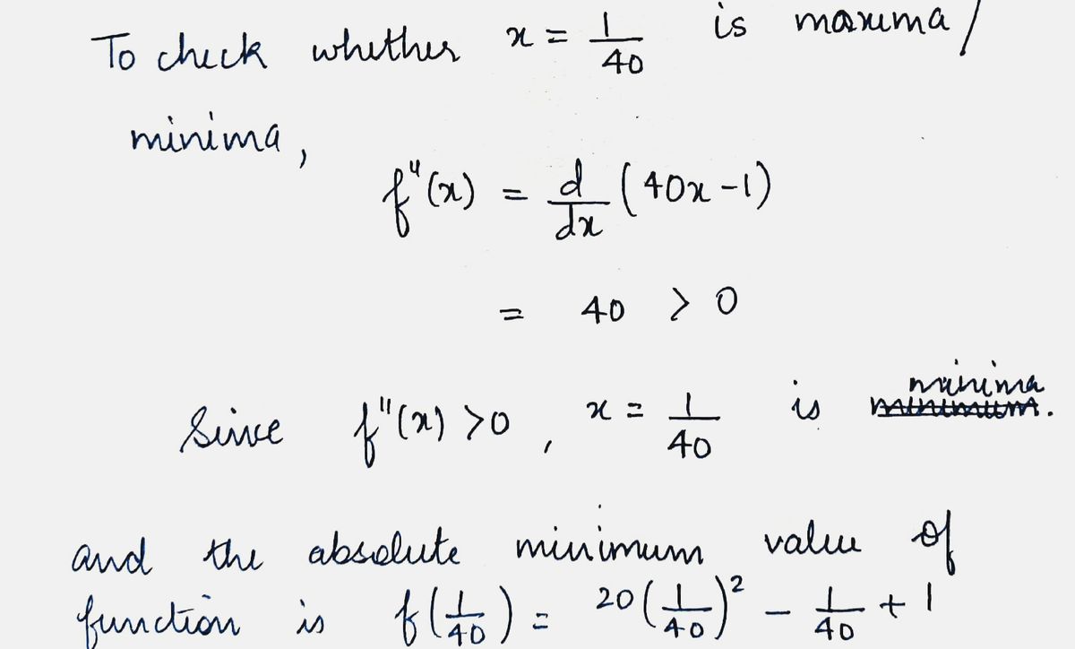 Answered: Calculus Question | bartleby