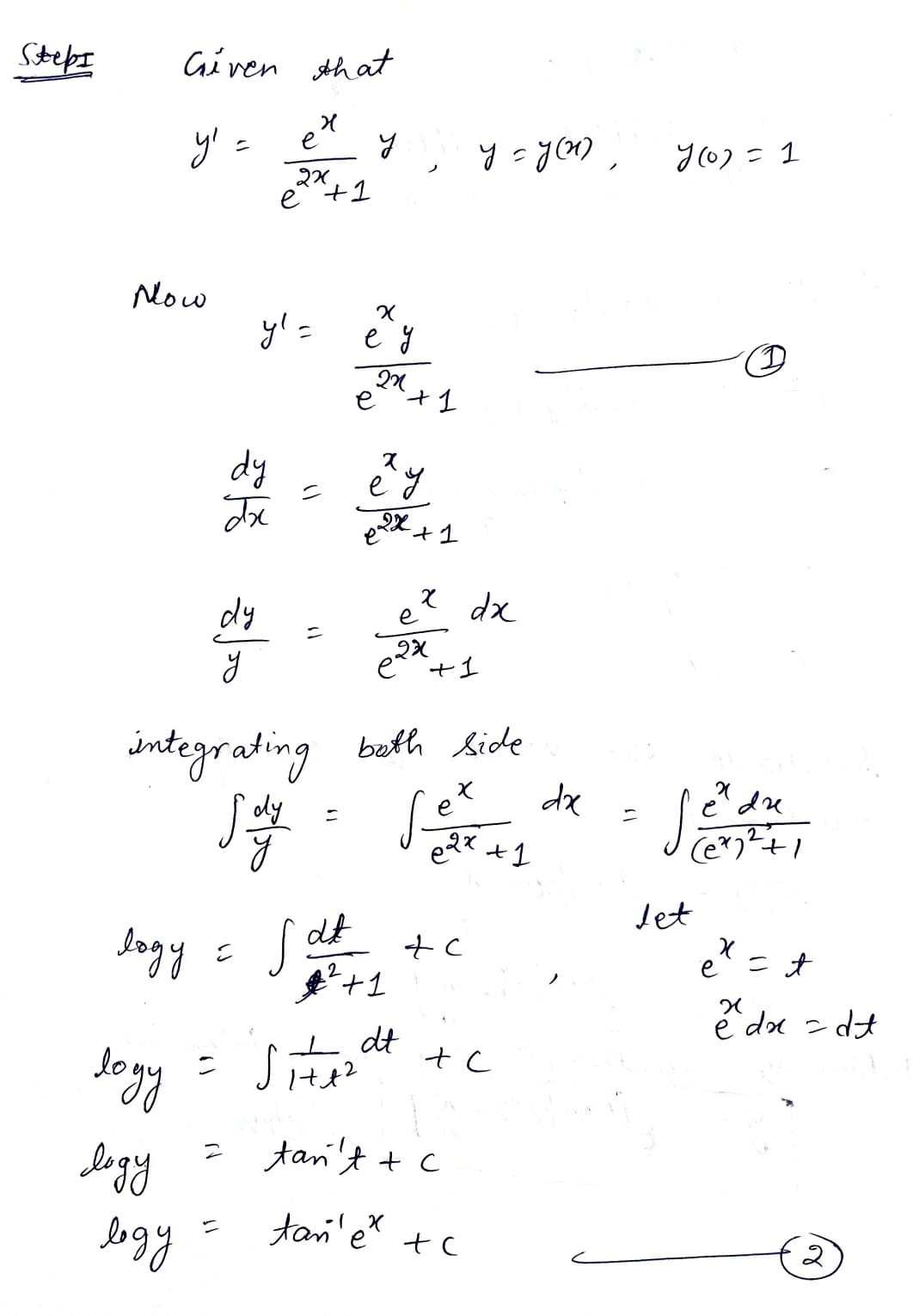 Advanced Math homework question answer, step 1, image 1