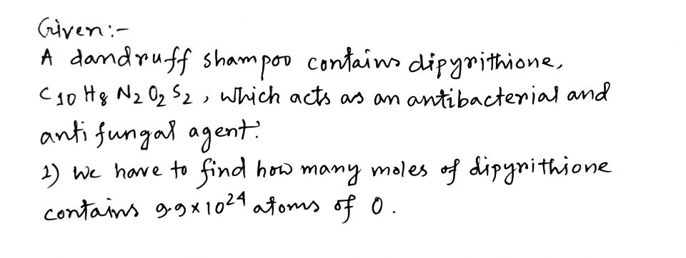 Chemistry homework question answer, step 1, image 1