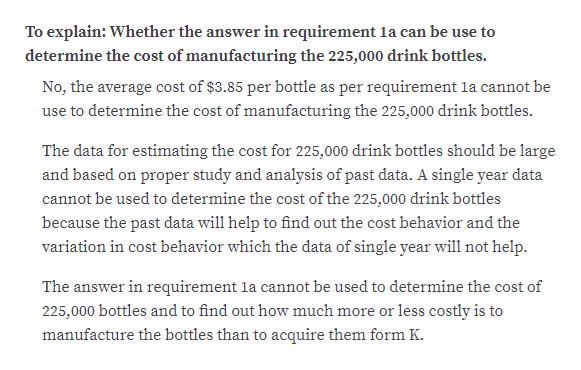 Answered 1 A What Is The Average Cost Of Bartle