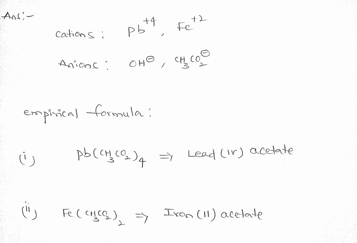 Chemistry homework question answer, step 1, image 1