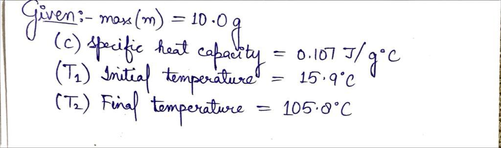 Chemistry homework question answer, step 1, image 1